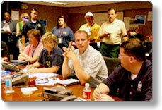 Incident command briefing