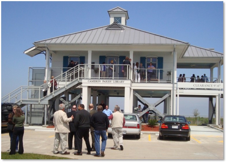 Cameron Parish Library in Louisiana.