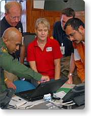 Members of a team discussing an ethical dilemma