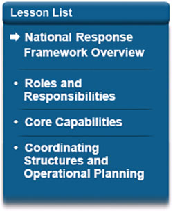 IS-0800.d: National Response Framework, An Introduction