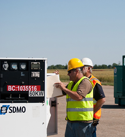 A USACE contractor performing all service requirements