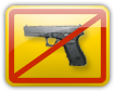 prohibited items, such as guns