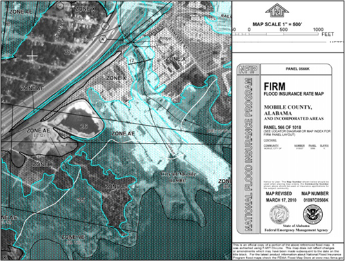 Flood Zone Map Mobile Al Floodplain Identification