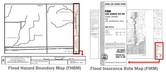 Flood Hazard Boundary Map FHBM And Flood Insurance Rate Map FIRM 