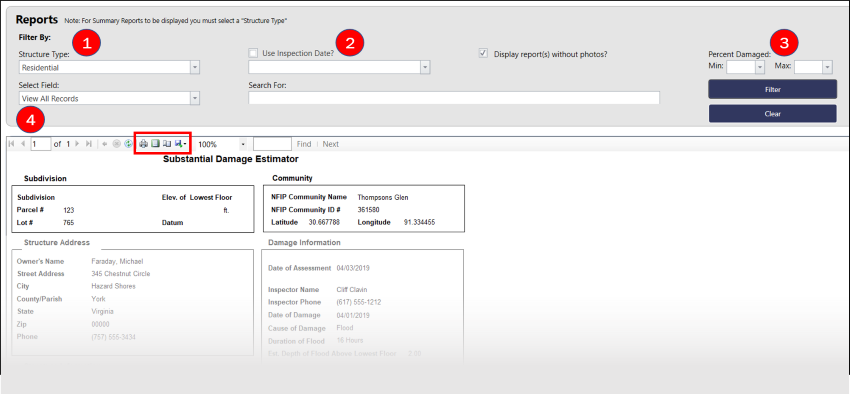 Screenshot of Summary Report window in SDE 3.0 Tool. Refer to appendix for full text.