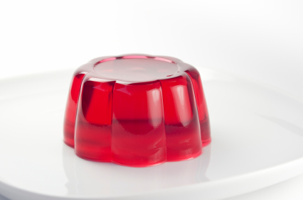 Jello on a plate