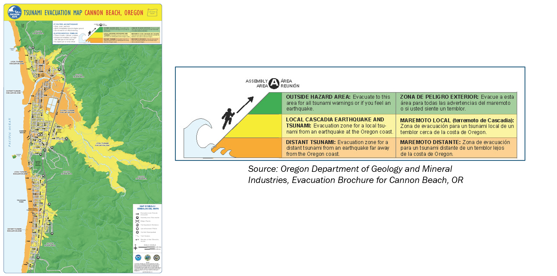 Photograph Of Maps Showing Extent local Vs Distant Tsunami The Map 