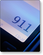 an image of 911 on a phone