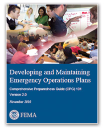 Cover of the Comprehensive Preparedness Guide (CPG) 101