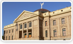 A State Capitol building.