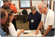 Damage Assessment Team discussing response options