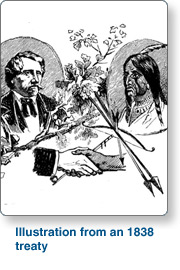 Illustration from an 1838 treaty