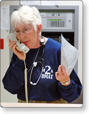 Responder placing an order