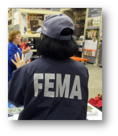 Graphic shows a FEMA IA PDA Specialist