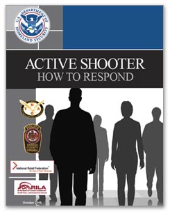 DHS Active Shooter - Como responder - capa do folheto