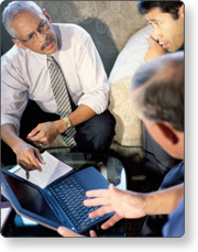 Partners in a meeting