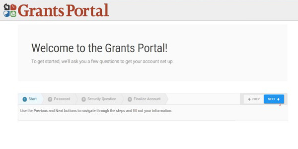 Grants Portal Account Activation: Welcome. Please refer to Appendix 2-11 for full description.