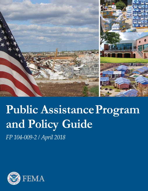 Front Cover Of The Public Assistance Program And Policy Guide - FP-104 ...