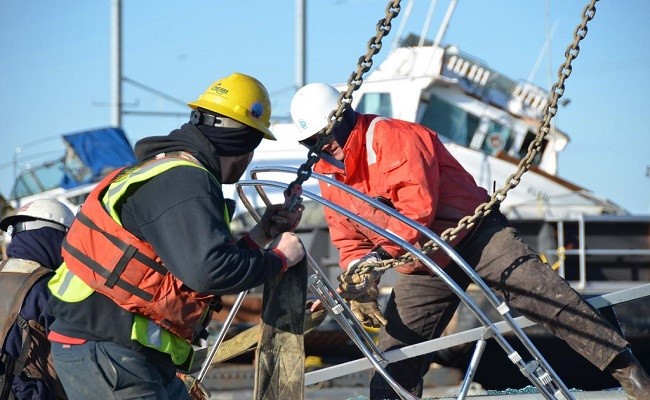 FEMA works in conjunction with the New Jersey Department of Environmental Protection and contractors to clear debris from the waterways and is utilizing funds from FEMA's Public Assistance Program to help offset costs associated with the operation.