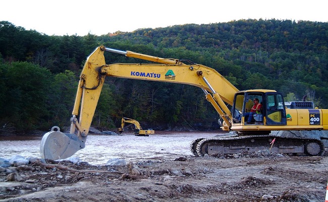 After severe flooding changed the Mohawk River floodplain, crews work ...