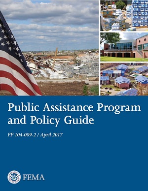 Cover Of The Public Assistance Program And Policy Guide. FP 104-009-2 ...