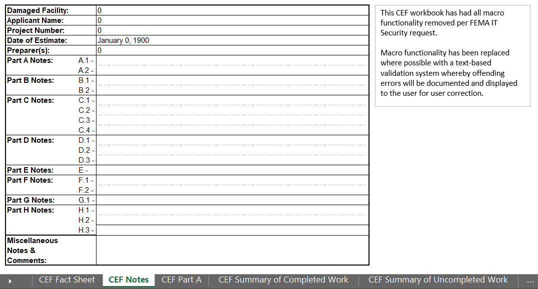 CEF Notes. Please refer to Appendix 3-3 for full description.