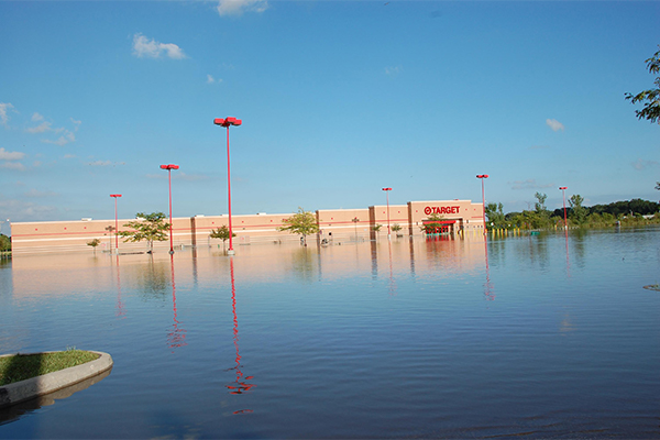 Flooded Target store