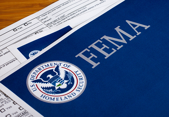 FEMA forms showing a FEMA logo.