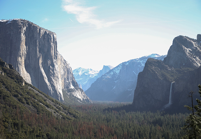 Mountains at Yosemite National Park