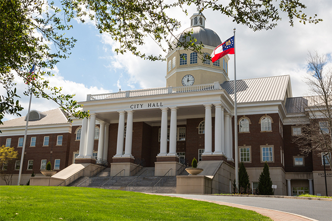 A city hall in Georgia