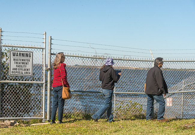 Site Inspection at Waste Water Treatment Plant