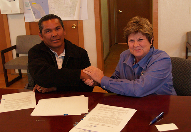 FEMA Tribal Agreement signing ceremony