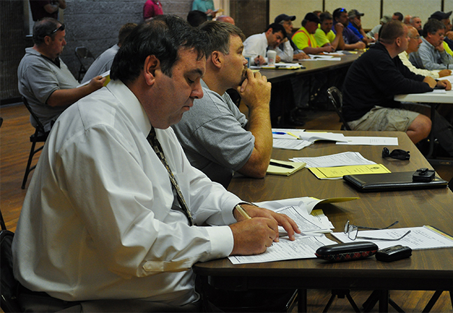 Local governments and organizations at a Public Assistance Application Briefing.