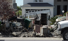 Household hazardous waste pile