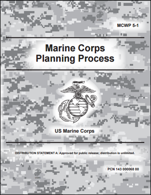 marine corps planning process cover