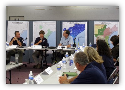 FEMA employees and stakeholders in a meeting