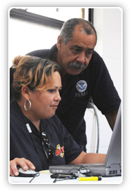 DRC State Manager and FEMA IA at Glades DRC